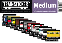 Image 2 of Trainsticker Set M (Medium)