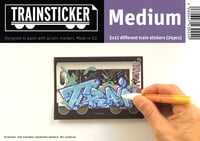 Image 1 of Trainsticker Set M (Medium)