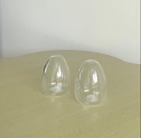 Image 1 of egg shakers (salt & pepper)