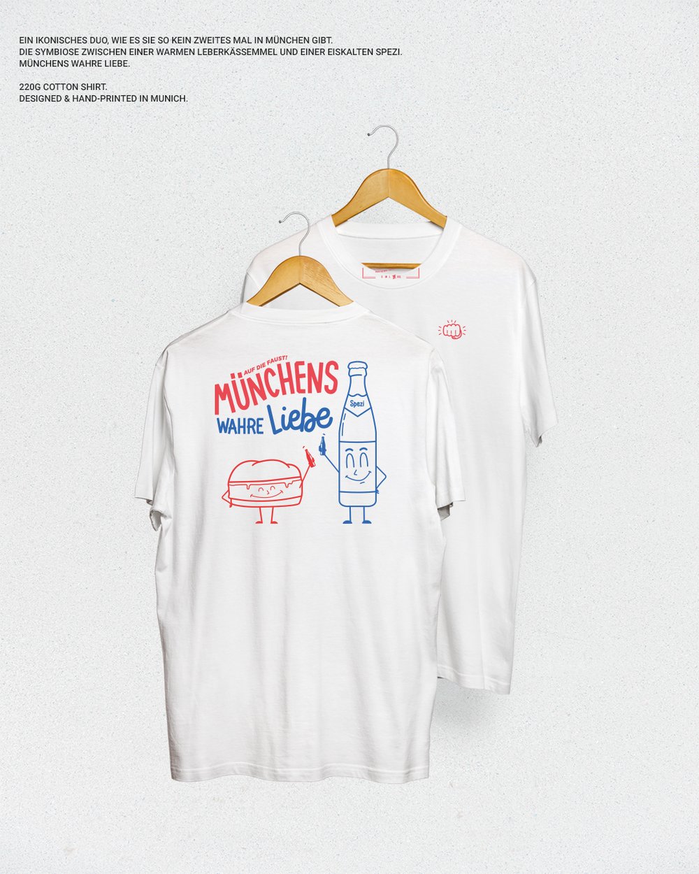 Image of Münchens wahre Liebe T-Shirt weiß