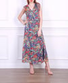 Robe longue colorée 
