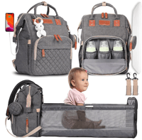 Folding Mummy Bag Lightweight Portable Folding Crib Bed