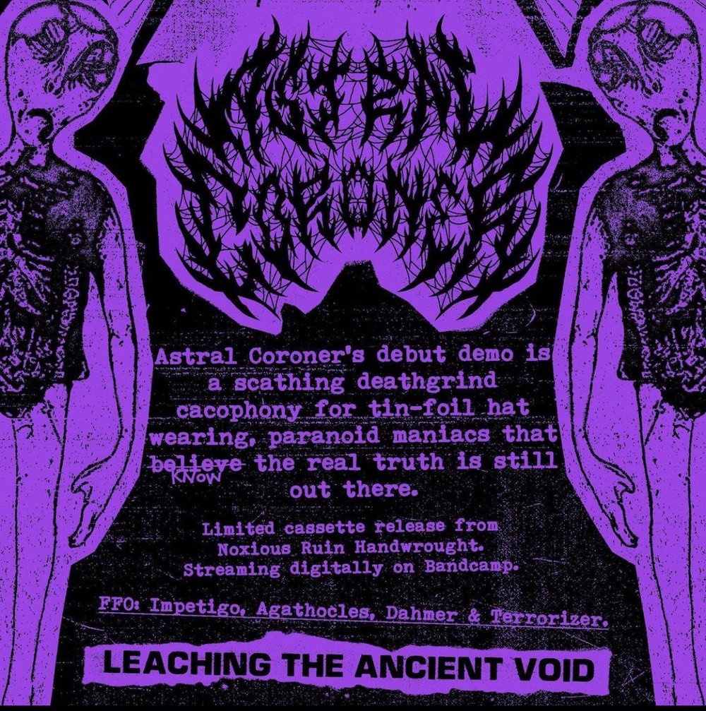 ASTRAL CORONER - Leeching The Ancient Void