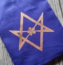 Purple Unicursal Hexagram Pouch
