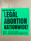 Legal Abortion Nationwide!