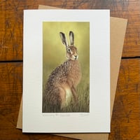 Image 1 of WATCHING THE SUNSET ~ GREETINGS CARD