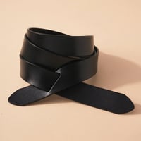 Image 3 of Vegan Leather Slit Belt