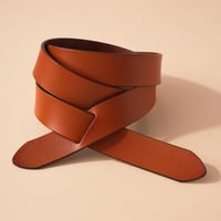 Image 2 of Vegan Leather Slit Belt