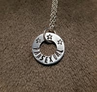 Image 3 of Pride washer necklaces - custom text available!