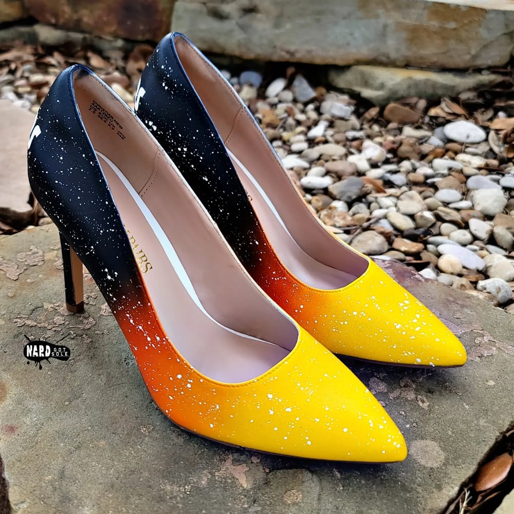 Image of Faded Rainbow Pumps 