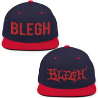 Image 2 of BLEGH SNAPBACK HAT - RED EDITION