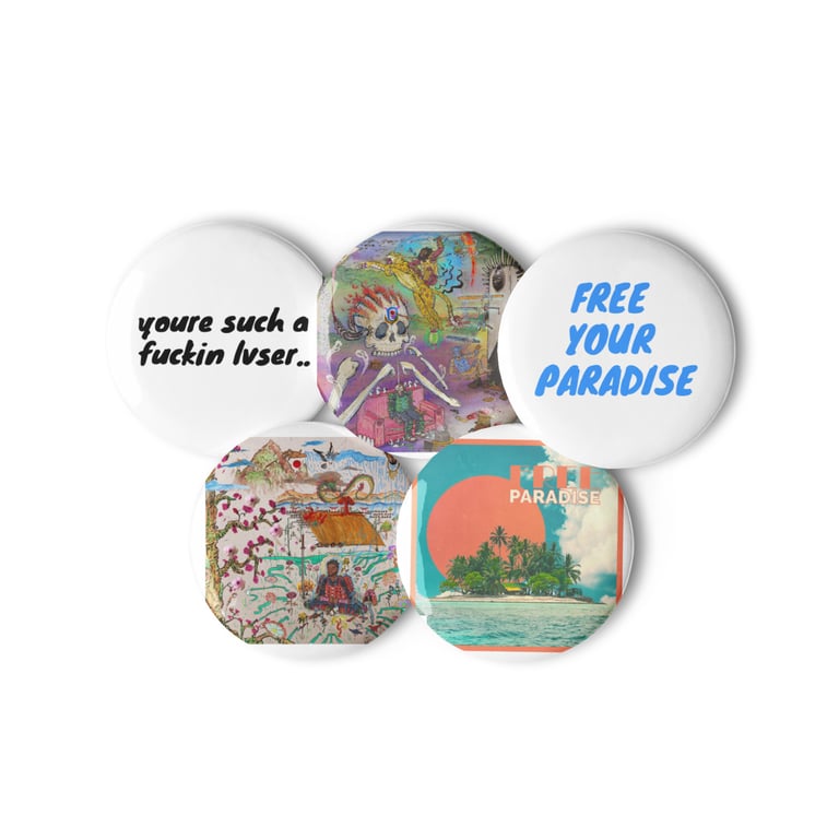 Abel's Set of pin buttons Vol. 1 Image 3