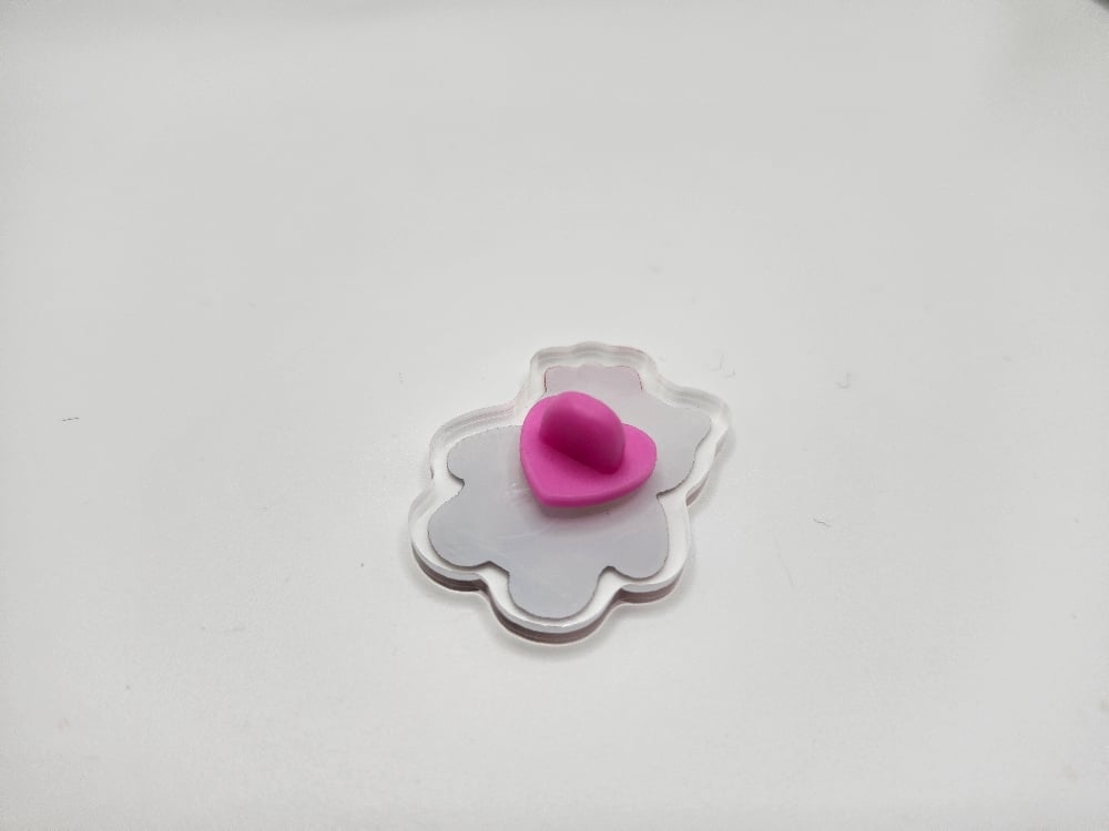 Image of Buff Beebo Acrylic Pin 