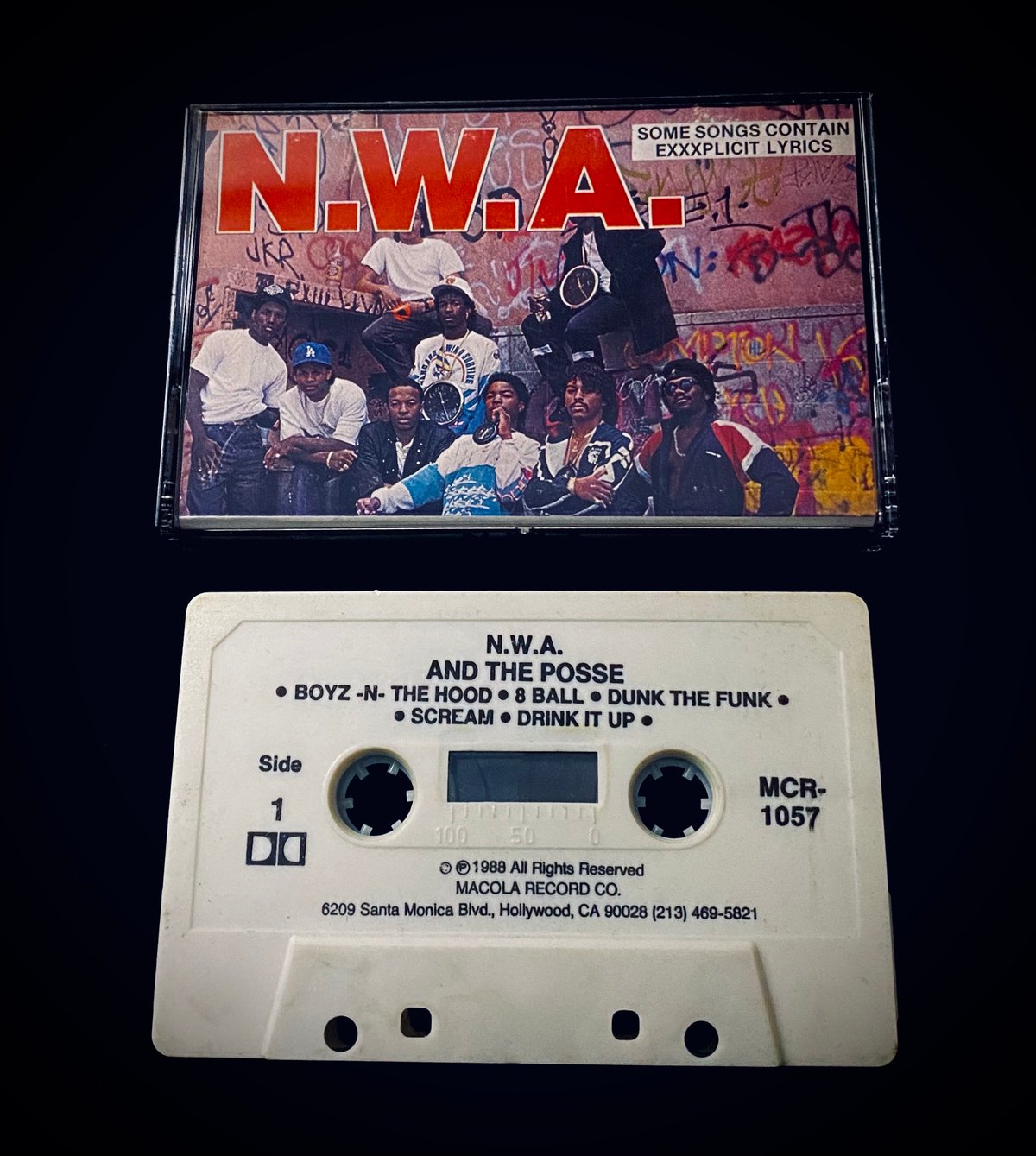 Image of N.W.A.  “And the posse”