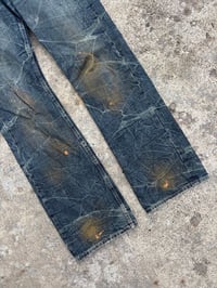 Image 3 of Japanese Brand Slime Washed Distressed Straight Leg Jeans - Size 31 