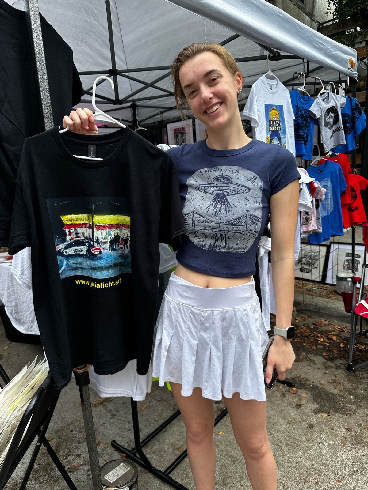 T-shirt (one sided print ) with julialicht.art | Julialicht.art