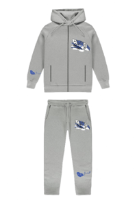 Image 2 of RISK TAKERZ 2.0 ZIP UP TRACKSUIT- GREY