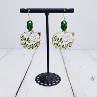 Image 4 of Floral Spring Animals Earrings