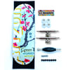 LC BOARDS Fingerboard 98x34 Complete Arizona Graphic With Foam Grip Tape