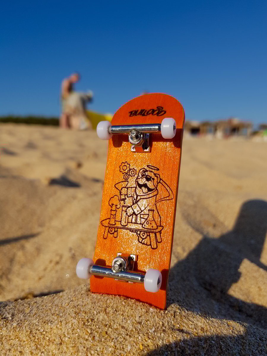 Gripsion x BullGod Fingerboards The Orange Lab BULLGOD Fingerboards