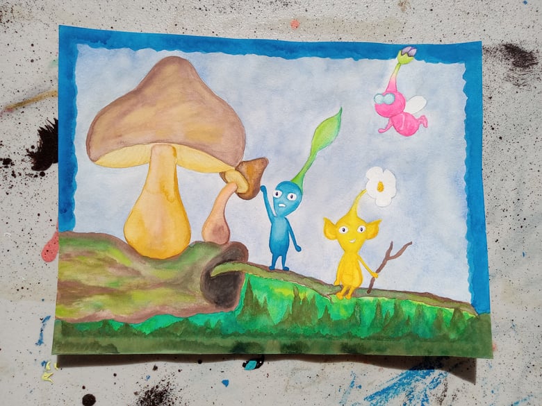 Image of Watercolor Original Characters