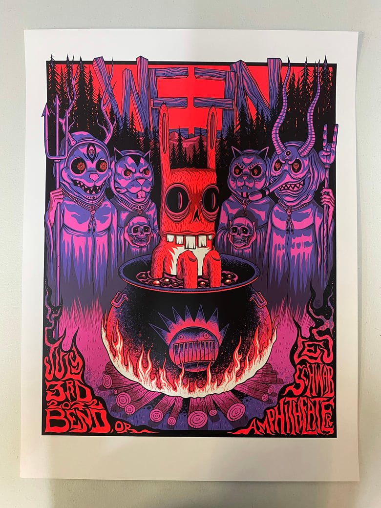 Image of Ween - July 3rd 2022 - Bend, OR - Artist Edition and Variants