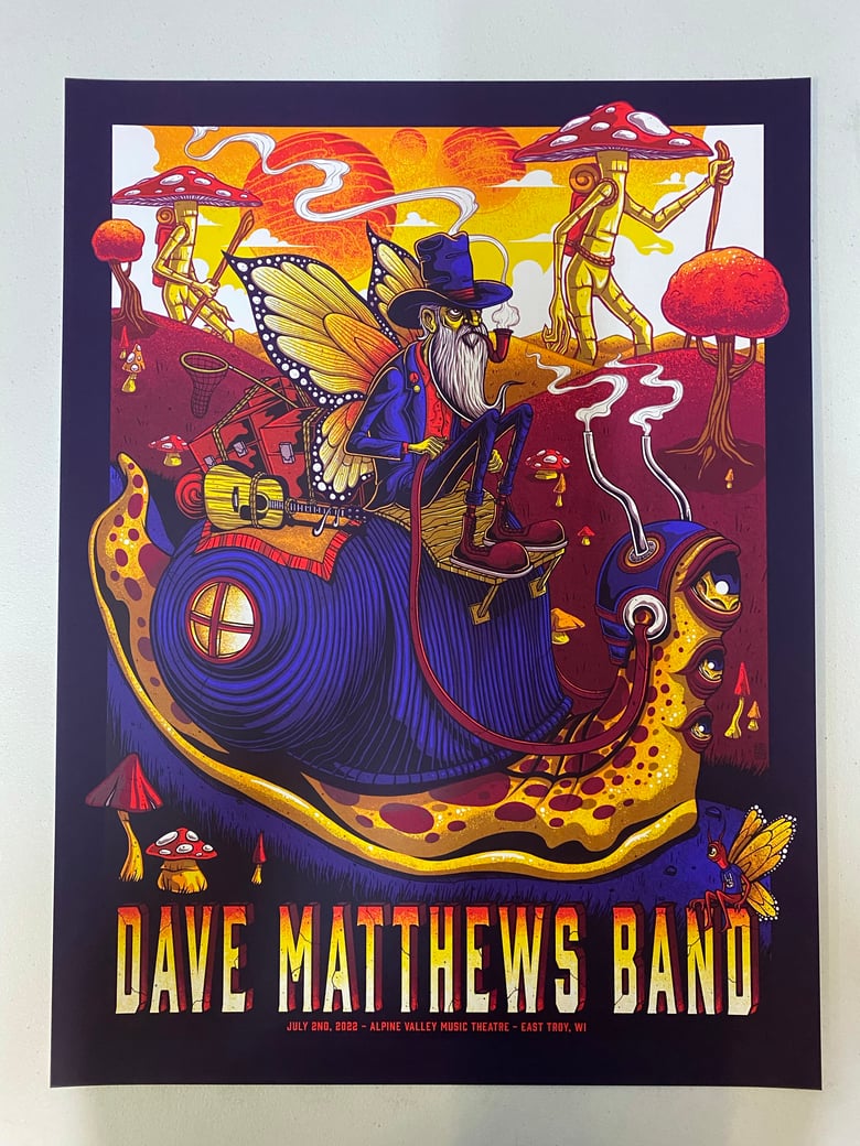 Image of Dave Matthews Band - July 2nd 2022 - Alpine Valley - Artist Edition and Variants