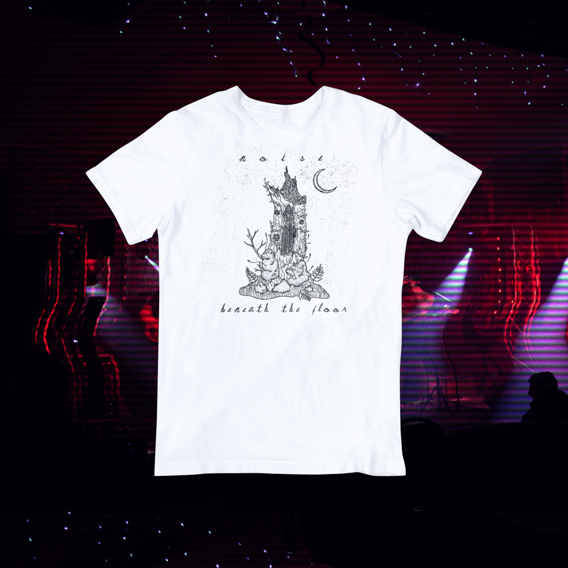Image of "THE TREE" NOISE BENEATH THE FLOOR Shirt
