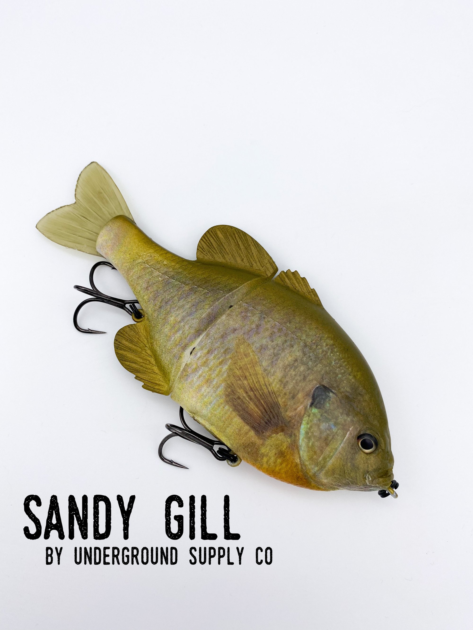 WiseGuy Customs Painted 7” Hinkle Style Clone Glide Bait Gold