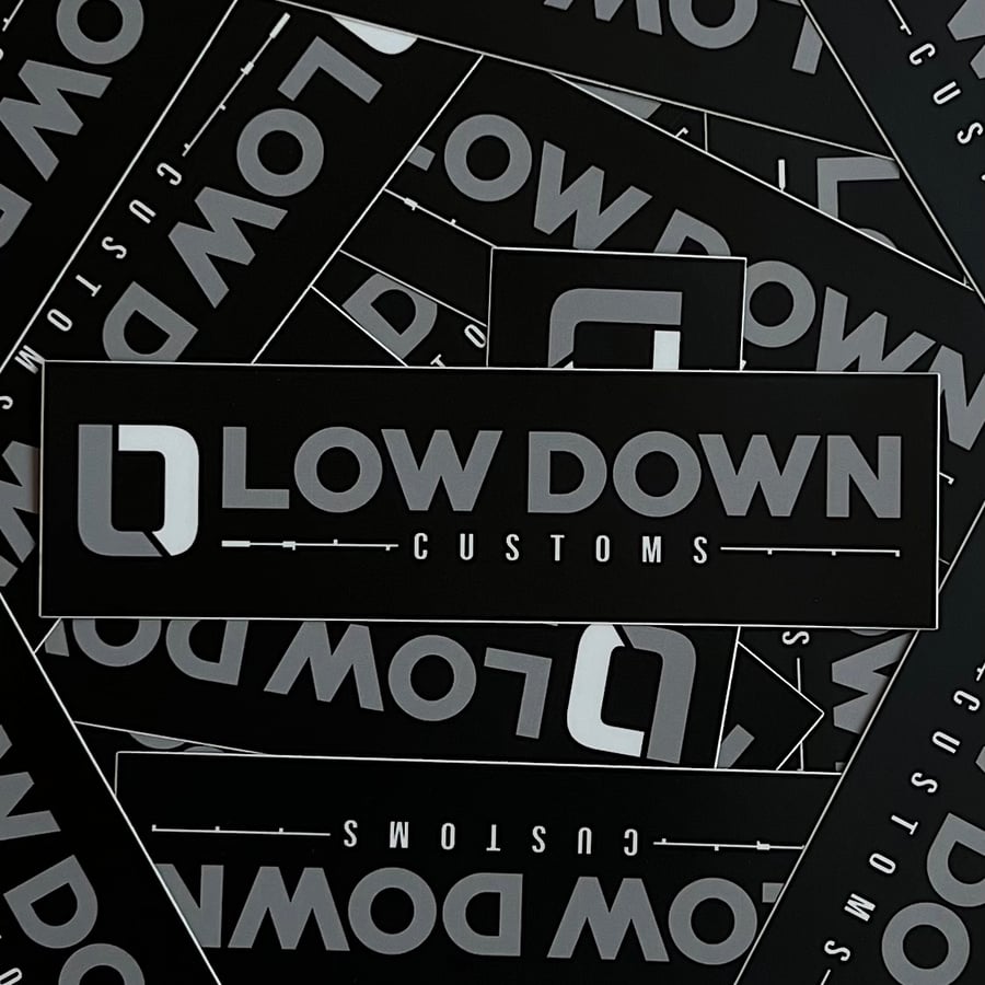 Image of Low Down Customs Sticker