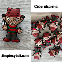 Freddy Krueger croc charm 