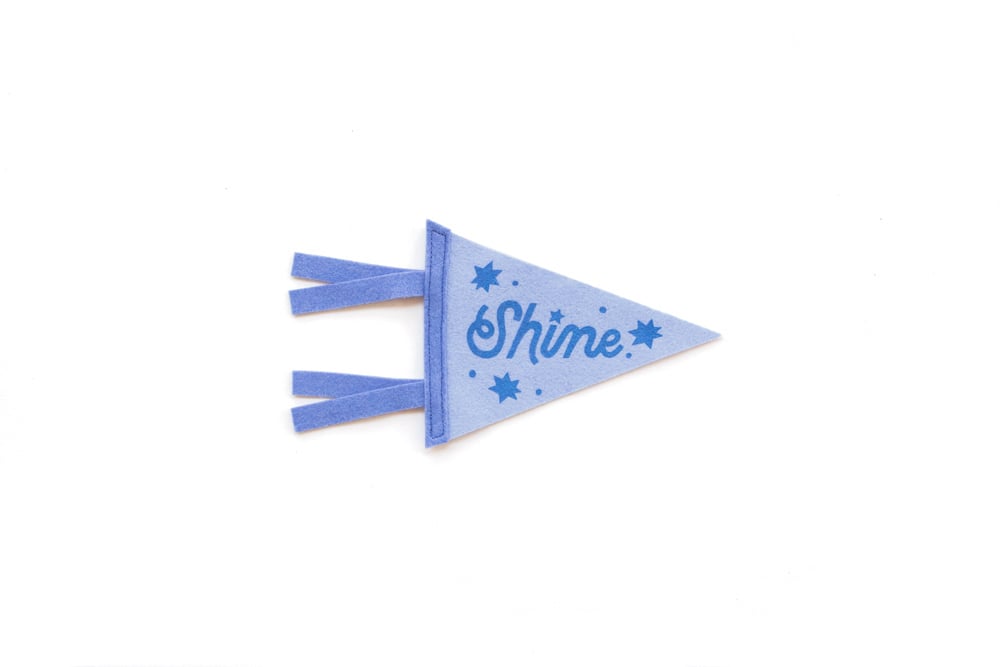 Image of Shine Felt Pennant