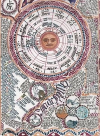 Image 3 of Illuminated Astrological Natal Chart