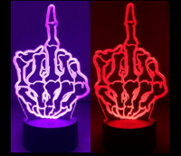 Rude Finger Lamp 