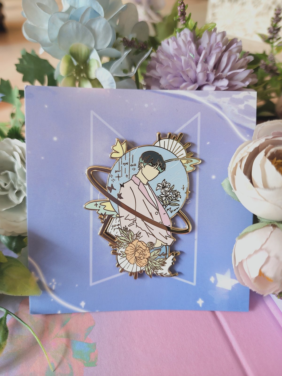 BTS enamel pin deals lot