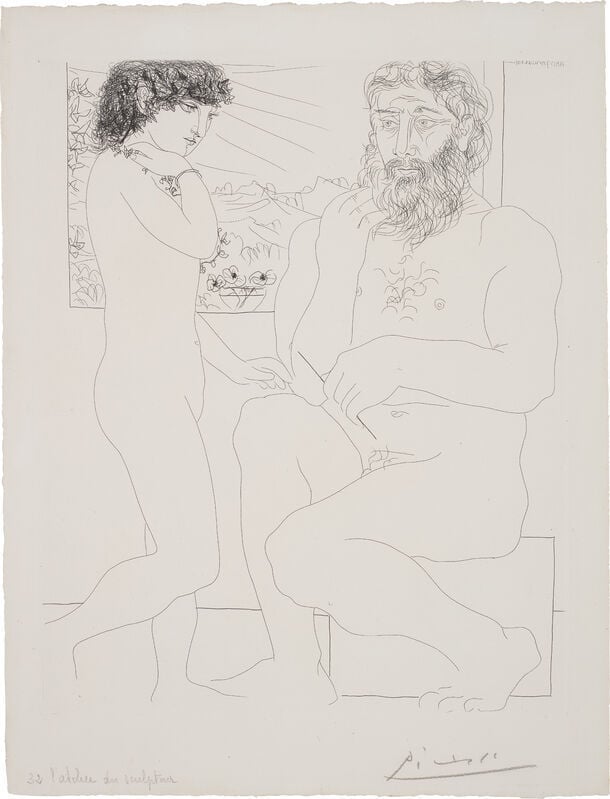 Image of (after) pablo picasso / galerie la palette poster / 22/080