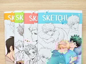 Image of Sketch! Fanzine [Yellow, Green, Red, Blue)