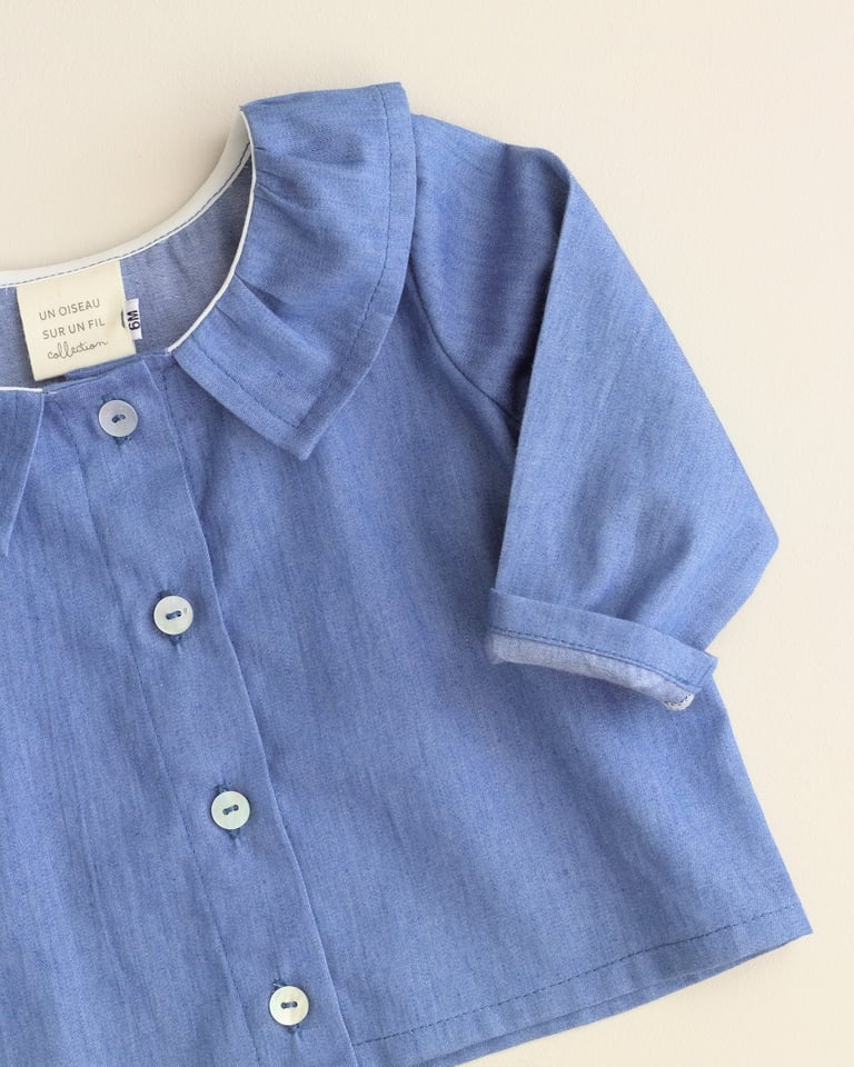 CHEMISE LISON bleu Image 3