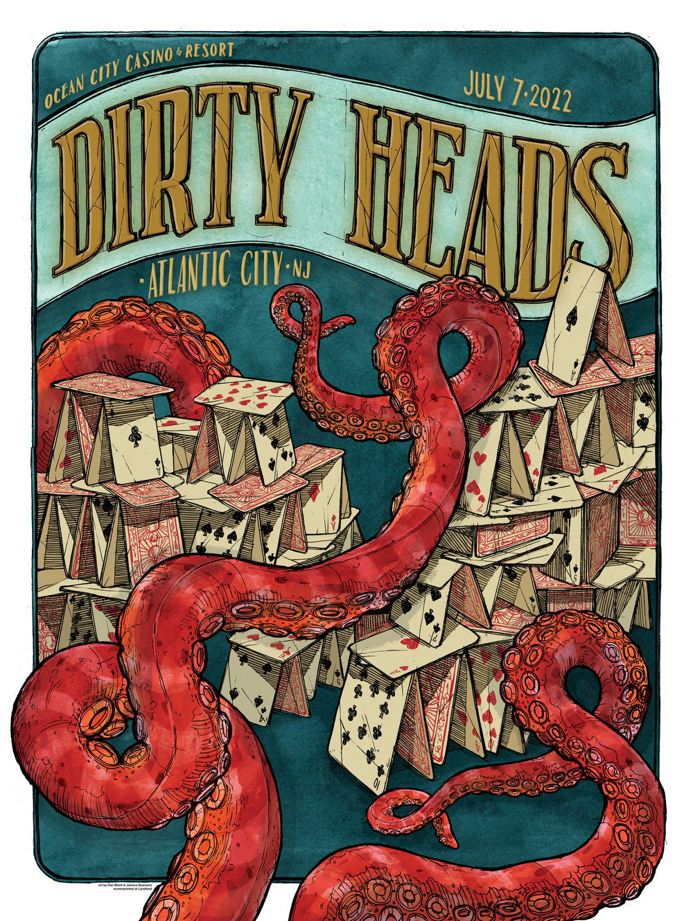 Dirty Heads (Atlantic City, NJ) • L.E. Official Poster (18" x 24")