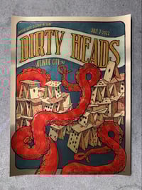 Image 2 of LAST COPIES: Dirty Heads (Atlantic City, NJ) • L.E. Official Poster (18" x 24")