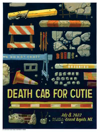 Death Cab for Cutie (Grand Rapids) • L.E. Official Poster (18" x 24")