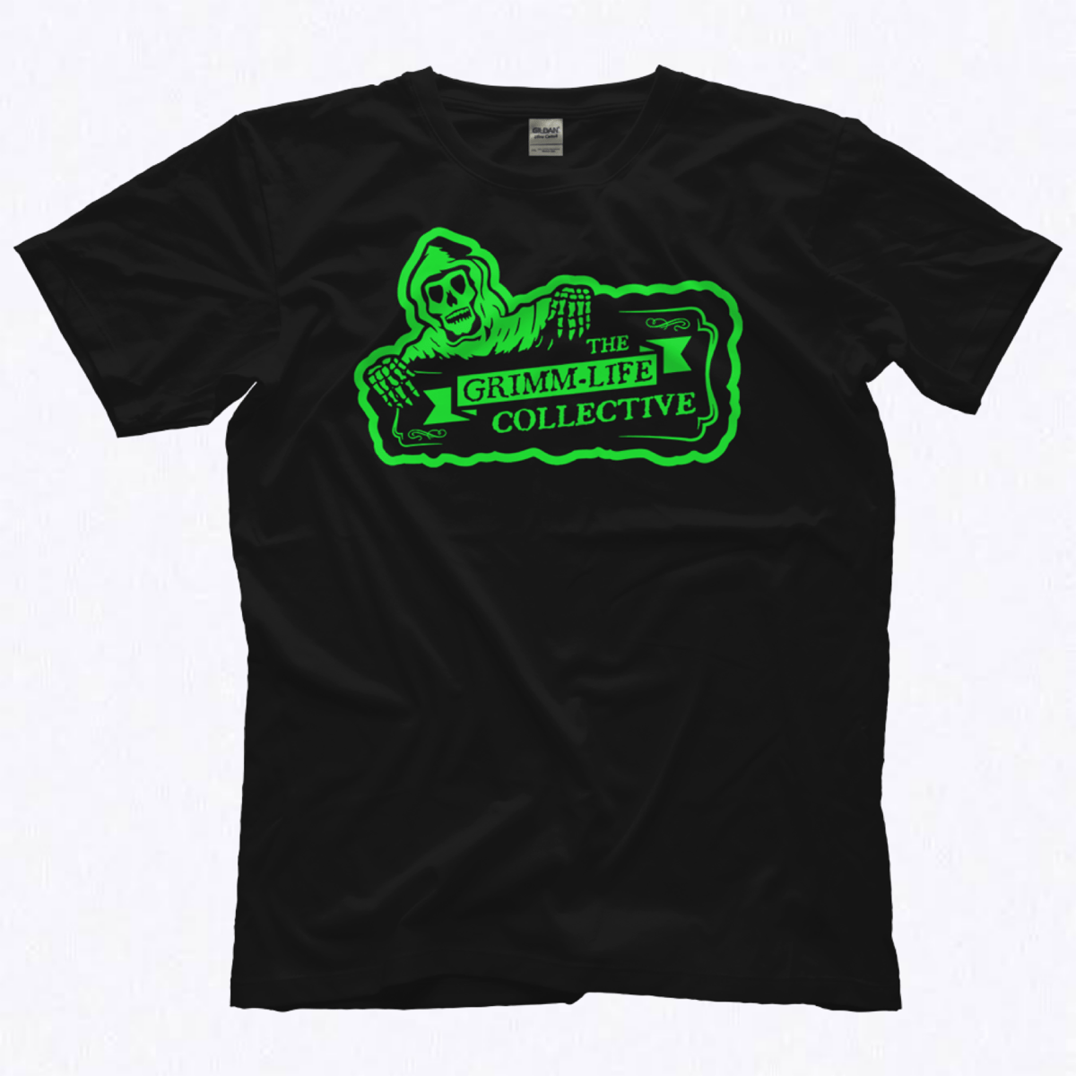 MONSTER GREEN Grimm Life Ghoul Logo T-Shirt | GrimmLifeCollective