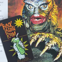 Image 1 of THIRSTY CREATURE Round 5 Glow-in-the-Dark 2" Enamel Pin!