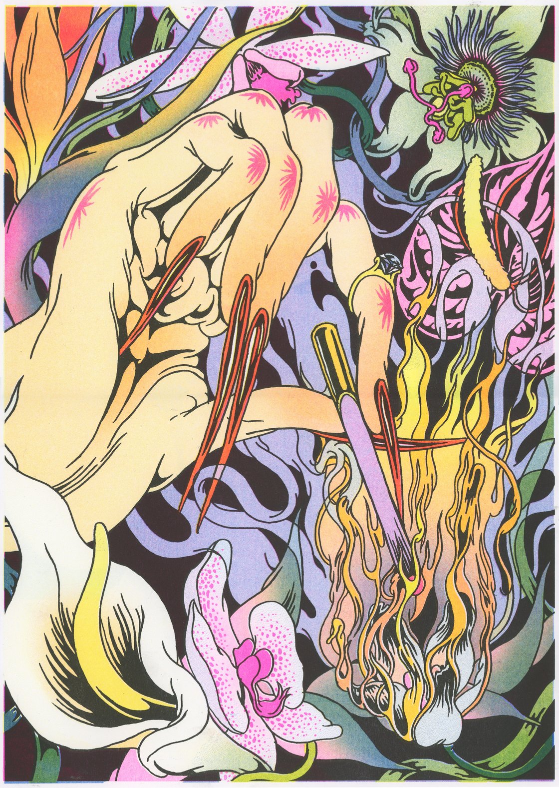 Image of Flower Riso Print