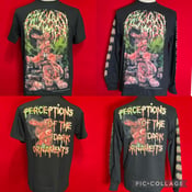 Image of Officially Licensed Fatuous Rump "Perceptions Of the Dark Ornaments" Cover Art Shirts!!