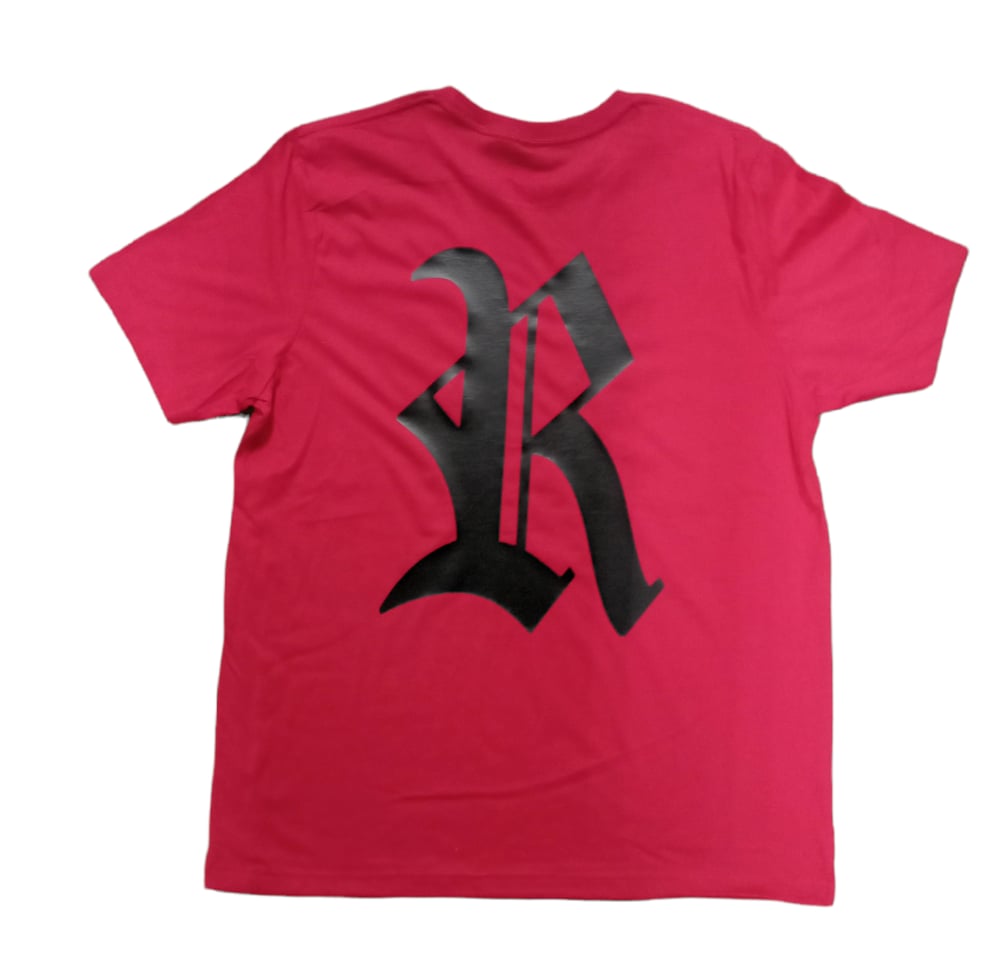 Image of Rebel Outsiders " Red Black " Shirt