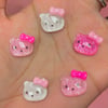 Glittery Hello Kitty Charm