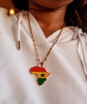 Image of CUSTOM AFRICAN COUNTRY NECKLACE 