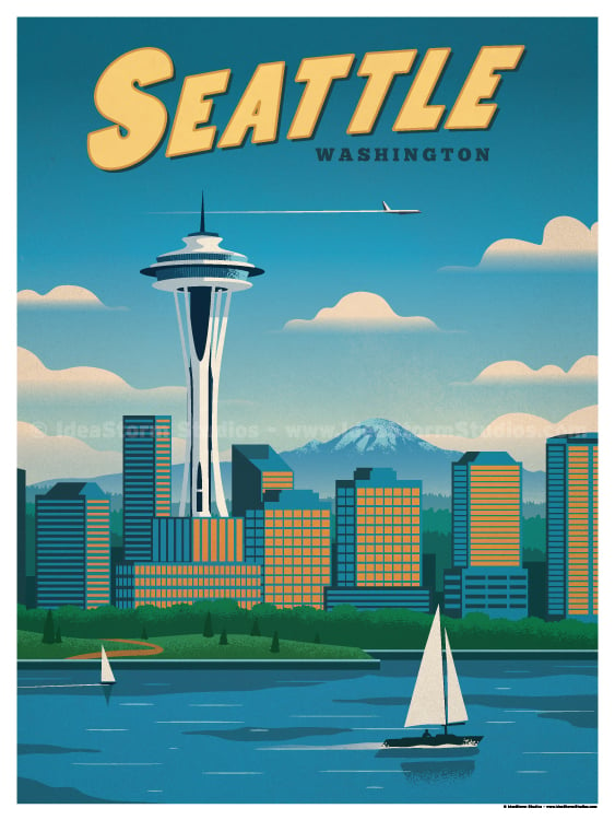 IdeaStorm Studio Store — Seattle Poster