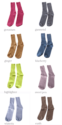 Image 5 of Socks-Solid Colours